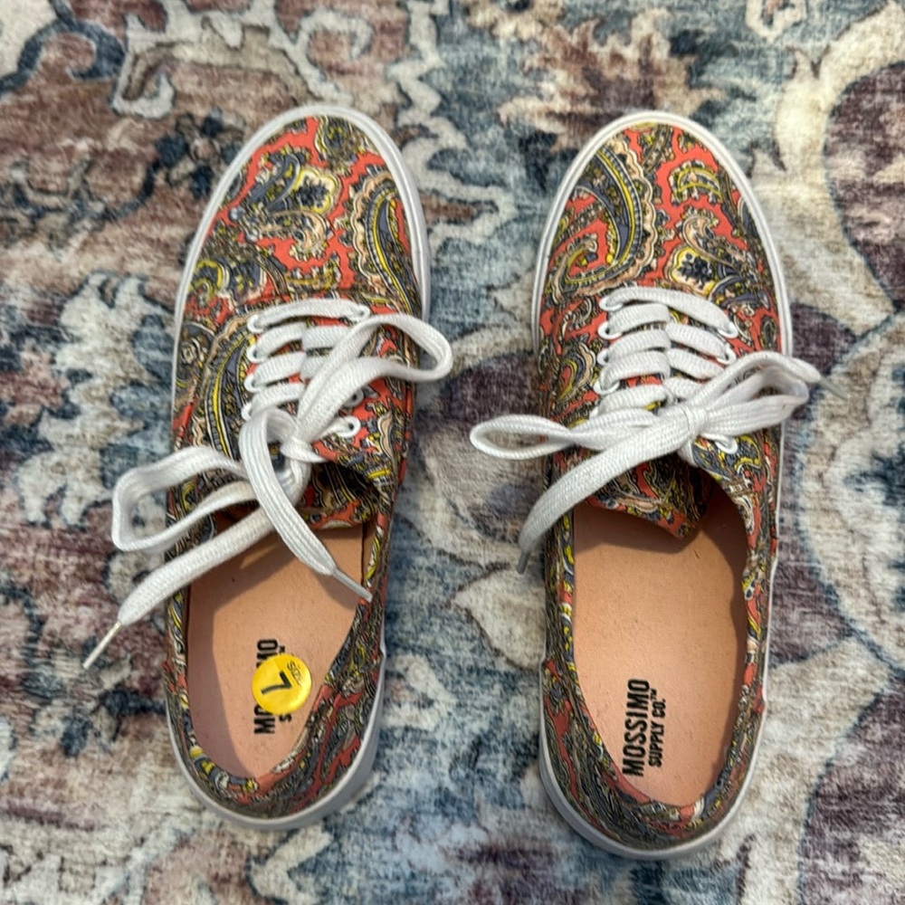 Paisley Print Shoes